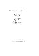 Sources of art nouveau /