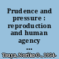 Prudence and pressure : reproduction and human agency in Europe and Asia, 1700-1900 /