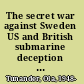 The secret war against Sweden US and British submarine deception in the 1980s /