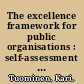 The excellence framework for public organisations : self-assessment work book : 32 probing questions and contrasting pairs of examples : what separates the successful from the average? /