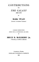 Contributions to the Galaxy, 1868-1871 /