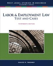 Labor & employment law : text & cases /