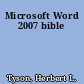 Microsoft Word 2007 bible