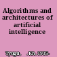 Algorithms and architectures of artificial intelligence