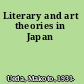 Literary and art theories in Japan