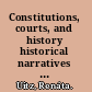 Constitutions, courts, and history historical narratives in constitutional adjudication /