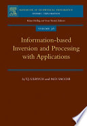 Information-based inversion and processing with applications