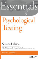 Essentials of psychological testing /