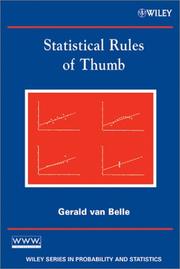 Statistical rules of thumb /
