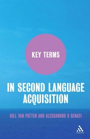 Key terms in second language acquisition /