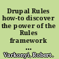 Drupal Rules how-to discover the power of the Rules framework to turn your Drupal 7 installation into an action-based, interactive application /