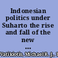 Indonesian politics under Suharto the rise and fall of the new order /