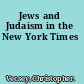 Jews and Judaism in the New York Times