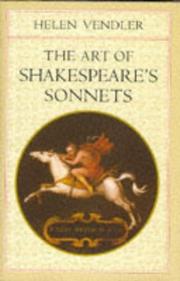 The art of Shakespeare's sonnets /