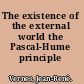The existence of the external world the Pascal-Hume principle /