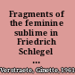 Fragments of the feminine sublime in Friedrich Schlegel and James Joyce /