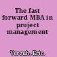 The fast forward MBA in project management