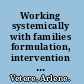 Working systemically with families formulation, intervention and evaluation /