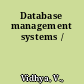 Database management systems /