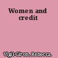 Women and credit