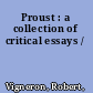 Proust : a collection of critical essays /