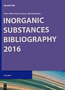 Inorganic substances bibliography 2016 /