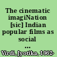 The cinematic imagiNation [sic] Indian popular films as social history /
