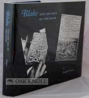 Blake and the idea of the book /