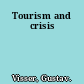 Tourism and crisis