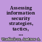 Assessing information security strategies, tactics, logic and framework /