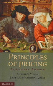 Principles of pricing : an analytical approach /