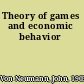 Theory of games and economic behavior