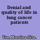 Denial and quality of life in lung cancer patients