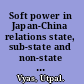 Soft power in Japan-China relations state, sub-state and non-state relations /