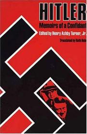 Hitler--memoirs of a confidant /