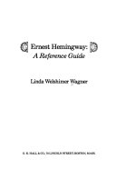 Ernest Hemingway : a reference guide /