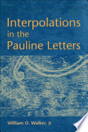 Interpolations in the Pauline letters /
