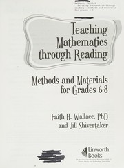 Teaching mathematics through reading : methods and materials for grades 6-8 /
