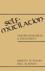 Self-mutilation : theory, research, and treatment /