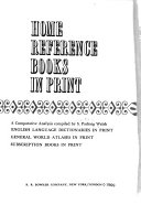 Home reference books in print ; a comparative analysis /