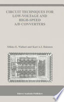 Circuit techniques for low-voltage and high-speed A/D converters