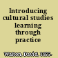 Introducing cultural studies learning through practice /