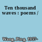 Ten thousand waves : poems /