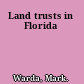 Land trusts in Florida
