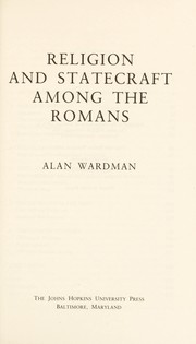 Religion and statecraft among the Romans /