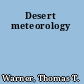 Desert meteorology