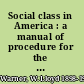 Social class in America : a manual of procedure for the measurement of social status /