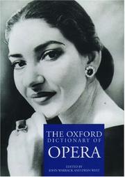 The Oxford dictionary of opera /