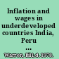 Inflation and wages in underdeveloped countries India, Peru and Turkey, 1939-1960 /