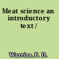 Meat science an introductory text /